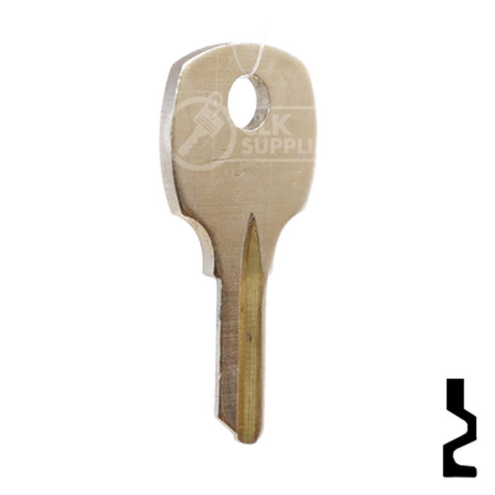 Uncut Key Blank | National, Square D | BD108 Equipment Key Framon Manufacturing Company, Inc