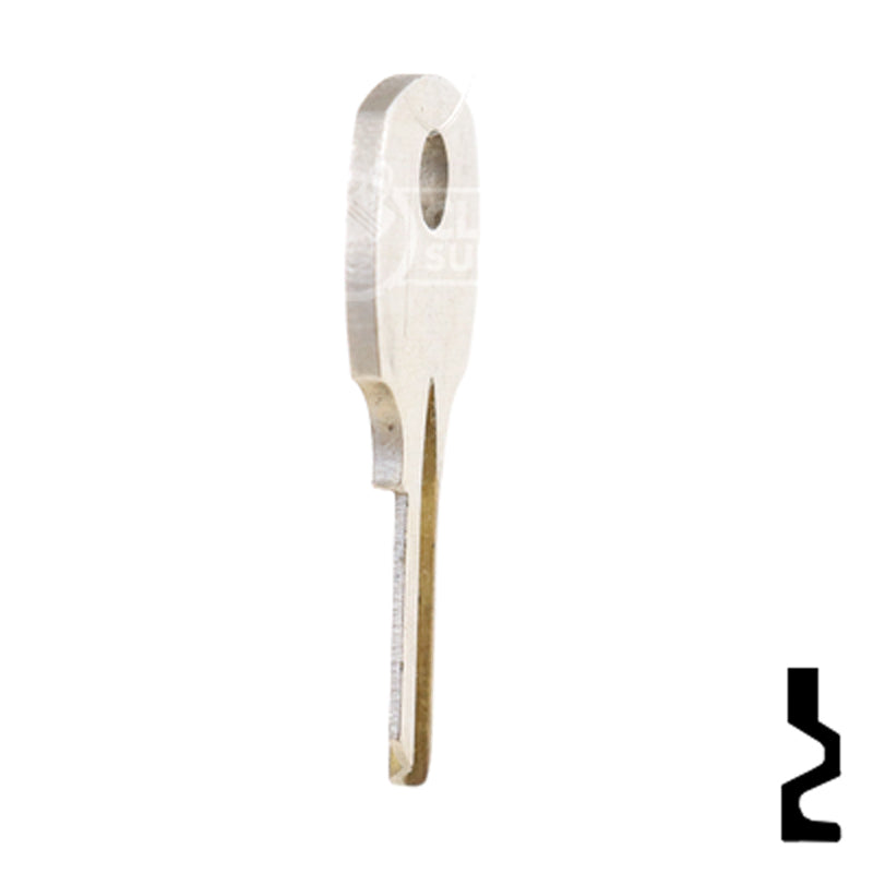 Uncut Key Blank | National, Square D | BD108 Equipment Key Framon Manufacturing Company, Inc