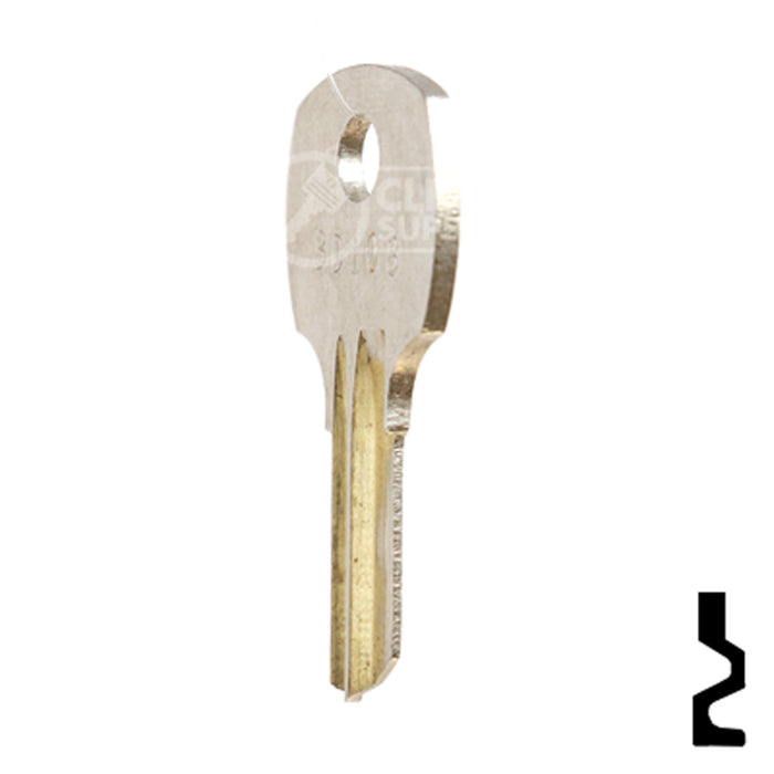 Uncut Key Blank | National, Square D | BD108 Equipment Key Framon Manufacturing Company, Inc