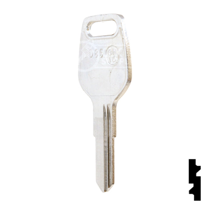 Uncut Key Blank | Prevost | BD85 Equipment Key Framon Manufacturing Company, Inc