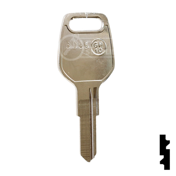 Uncut Key Blank | Prevost | BD85 Equipment Key Framon Manufacturing Company, Inc