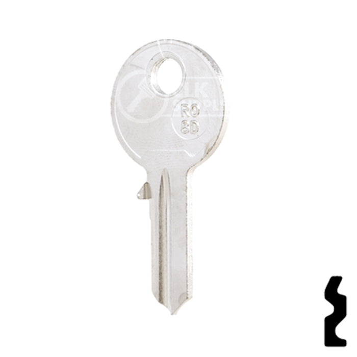 Uncut Key Blank | Ronis | RO-8D, PG2 Equipment Key JMA USA