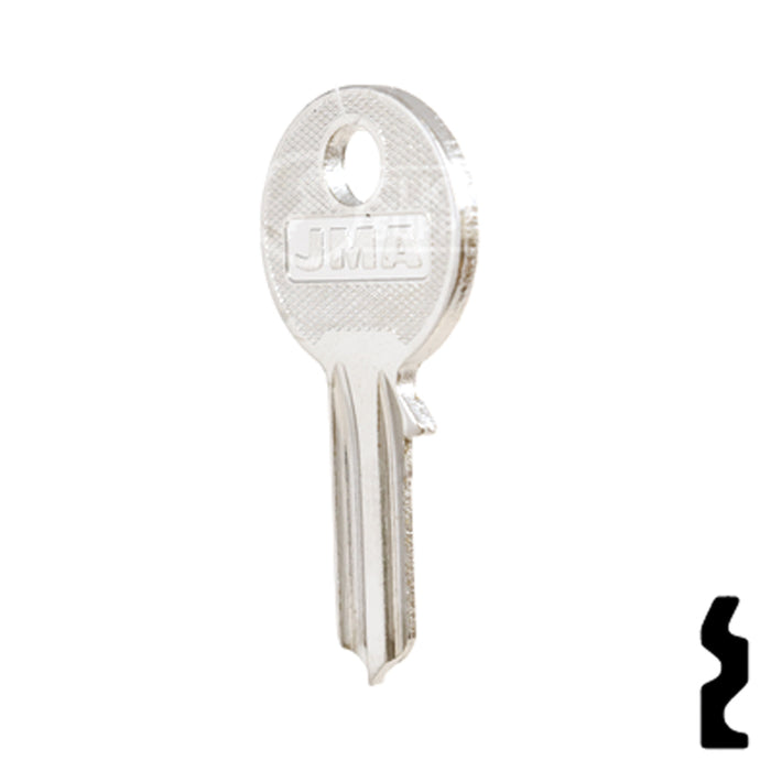 Uncut Key Blank | Ronis | RO-8D, PG2 Equipment Key JMA USA