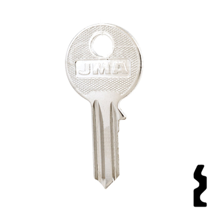 Uncut Key Blank | Ronis | RO-8D, PG2 Equipment Key JMA USA