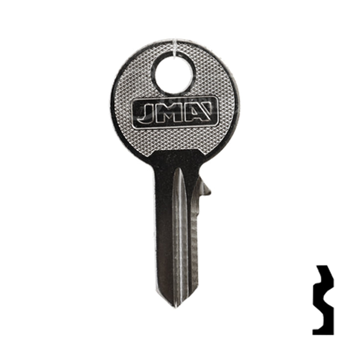 Uncut Key Blank | Ronis | RO-8I, R7DC Equipment Key JMA USA