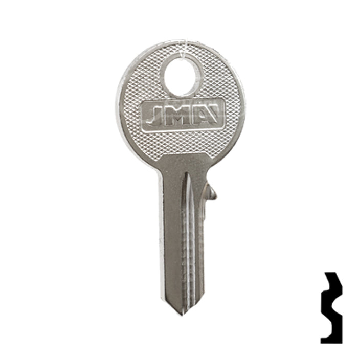 Uncut Key Blank | Ronis | RO-8I, R7DC Equipment Key JMA USA