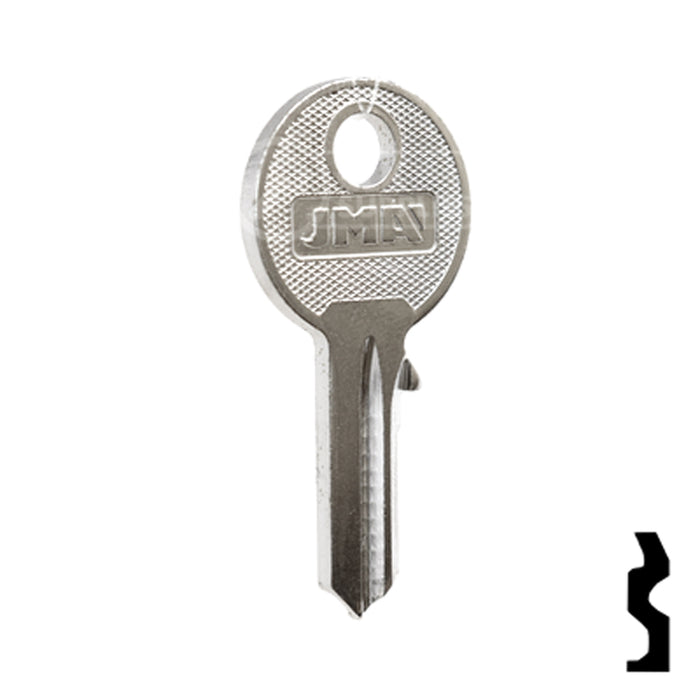 Uncut Key Blank | Ronis | RO-8I, R7DC Equipment Key JMA USA