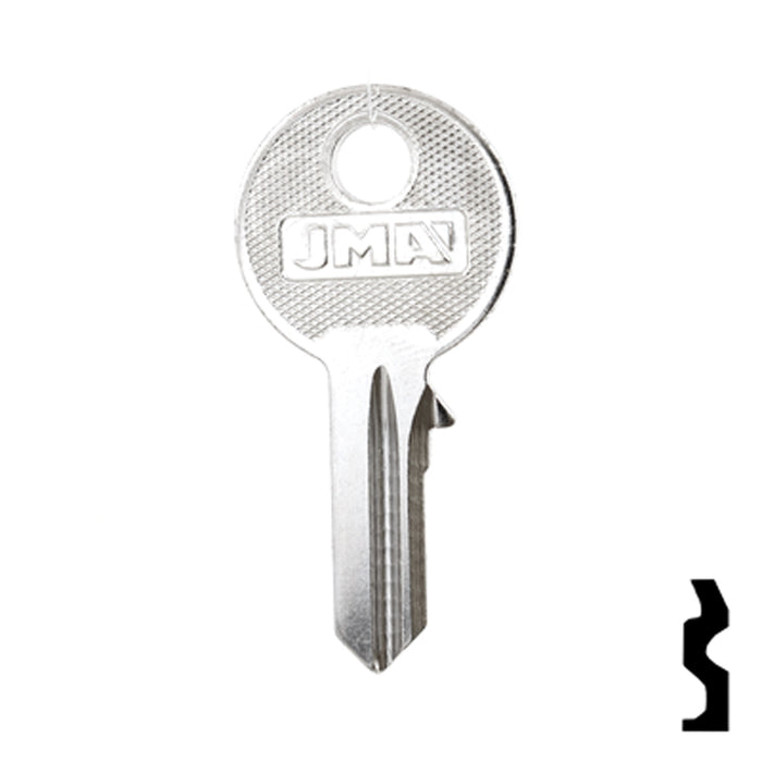 Uncut Key Blank | Ronis | RO-8I, R7DC Equipment Key JMA USA