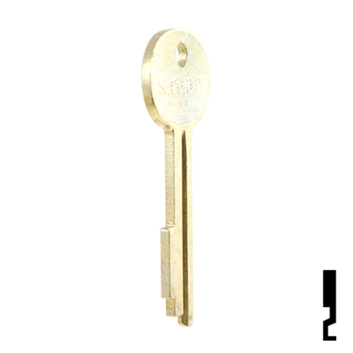 Uncut Key Blank | Security | BD38 Equipment Key Framon Manufacturing Company, Inc