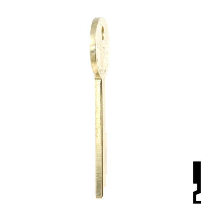 Uncut Key Blank | Security | BD38 Equipment Key Framon Manufacturing Company, Inc