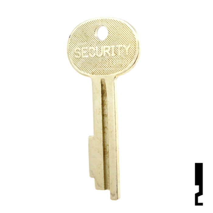 Uncut Key Blank | Security | BD38 Equipment Key Framon Manufacturing Company, Inc