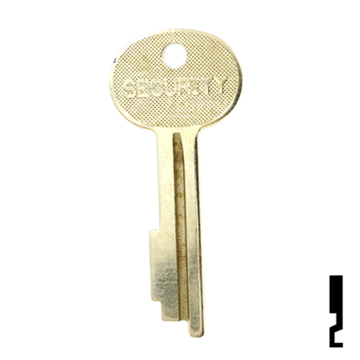 Uncut Key Blank | Security | BD38 Equipment Key Framon Manufacturing Company, Inc