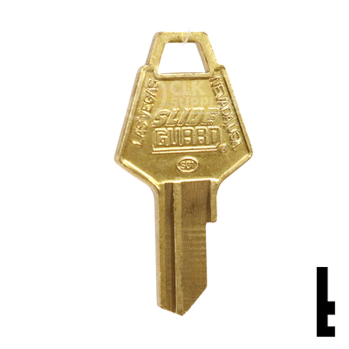 Uncut Key Blank | Slide Guard | BD77 Equipment Key Framon Manufacturing Company, Inc