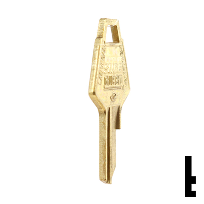 Uncut Key Blank | Slide Guard | BD77 Equipment Key Framon Manufacturing Company, Inc