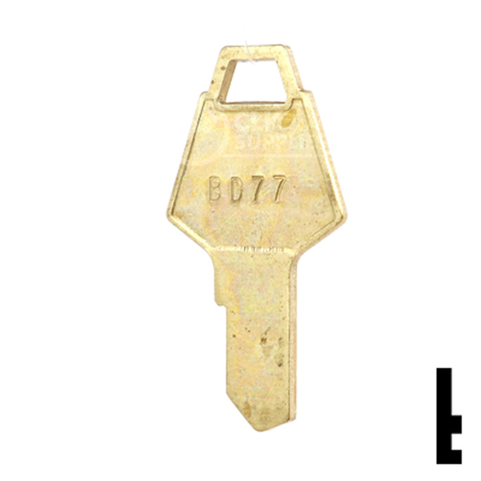 Uncut Key Blank | Slide Guard | BD77 Equipment Key Framon Manufacturing Company, Inc