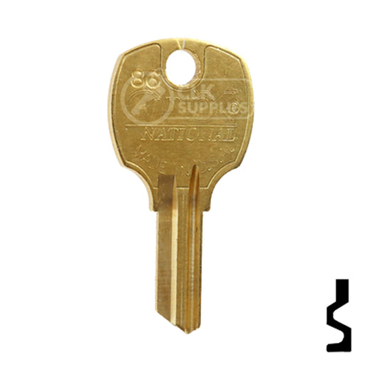 Uncut Key Blank | Square D | BD108R Equipment Key Framon Manufacturing Company, Inc