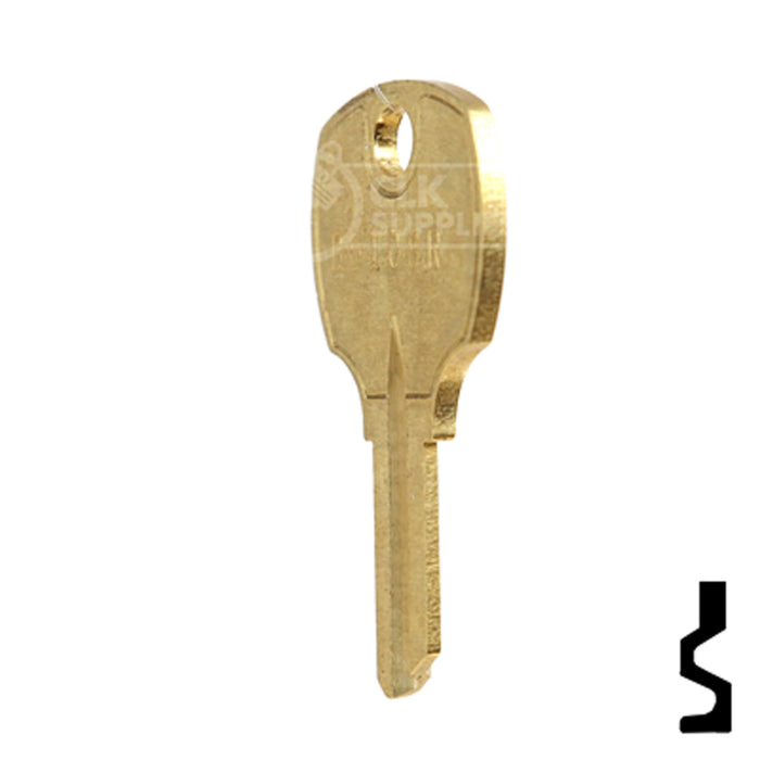 Uncut Key Blank | Square D | BD108R Equipment Key Framon Manufacturing Company, Inc