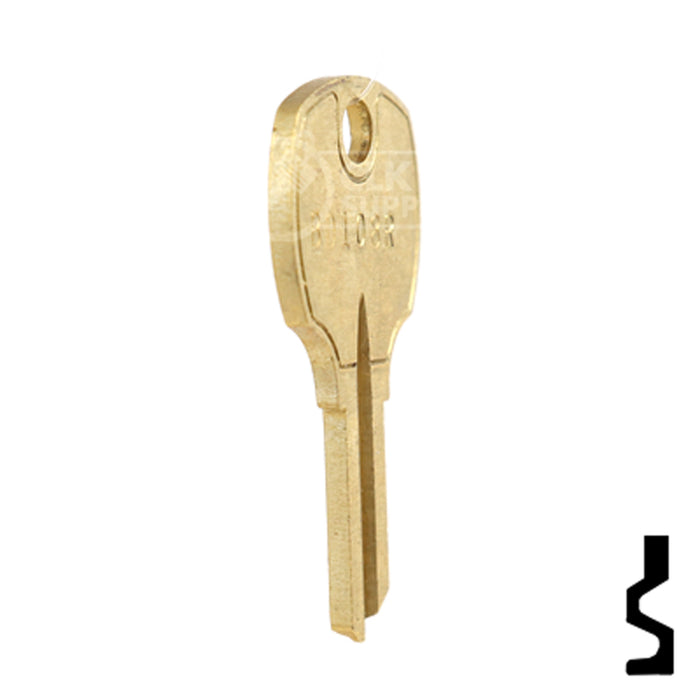 Uncut Key Blank | Square D | BD108R Equipment Key Framon Manufacturing Company, Inc