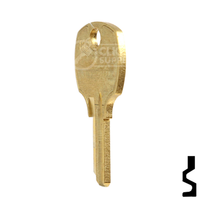 Uncut Key Blank | Square D | BD108R Equipment Key Framon Manufacturing Company, Inc