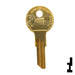 Uncut Key Blank | Square D, Timberline | BD126 Equipment Key Framon Manufacturing Company, Inc