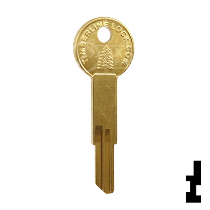 Uncut Key Blank | Timberline | BD84 Equipment Key Framon Manufacturing Company, Inc