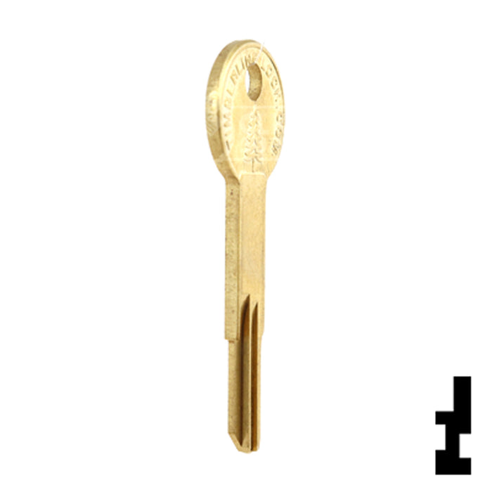 Uncut Key Blank | Timberline | BD84 Equipment Key Framon Manufacturing Company, Inc