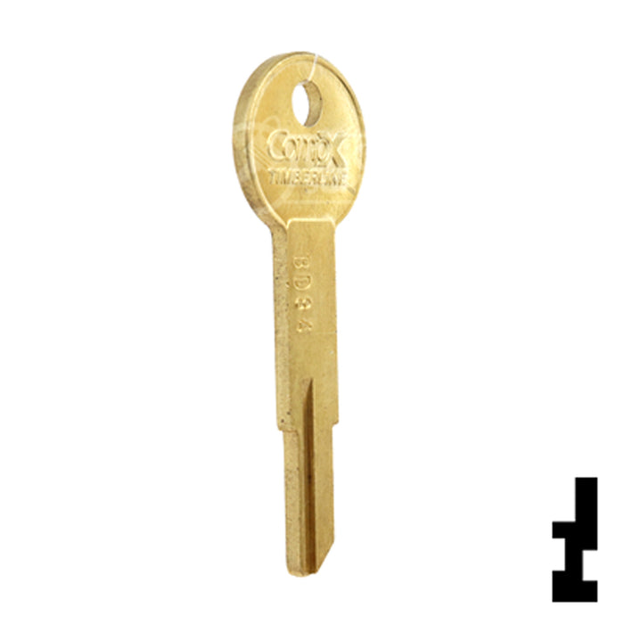 Uncut Key Blank | Timberline | BD84 Equipment Key Framon Manufacturing Company, Inc