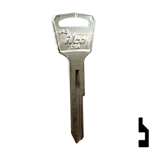 Uncut Key Blank | Toyota Forklift, Chrysler | TA6, TOYO-25 Equipment Key Ilco