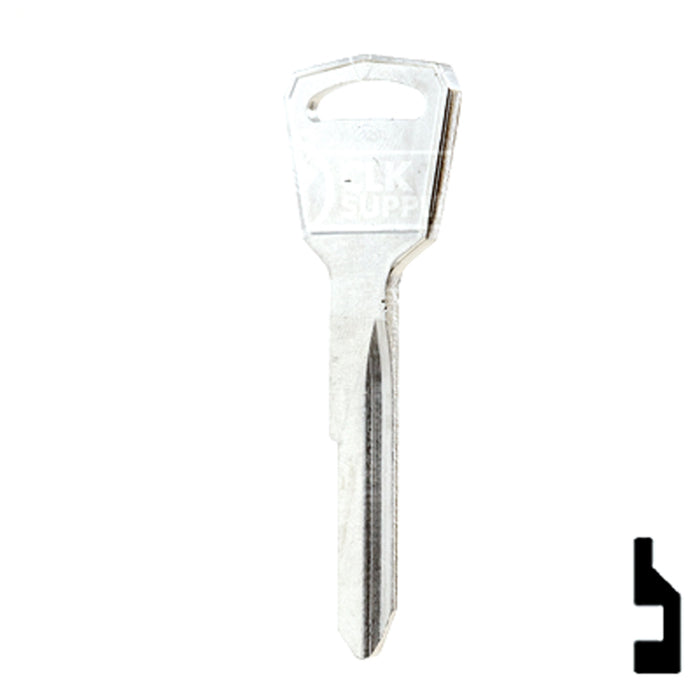 Uncut Key Blank | Toyota Forklift, Chrysler | TA6, TOYO-25 Equipment Key Ilco