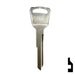 Uncut Key Blank | Toyota Forklift, Chrysler | TA6, TOYO-25 Equipment Key Ilco