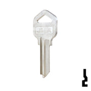 Uncut Key Blank | Truper | TRU-1D Equipment Key JMA USA
