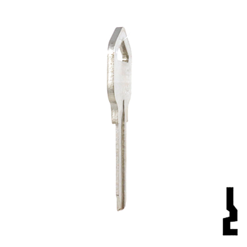 Uncut Key Blank | Truper | TRU-1D Equipment Key JMA USA