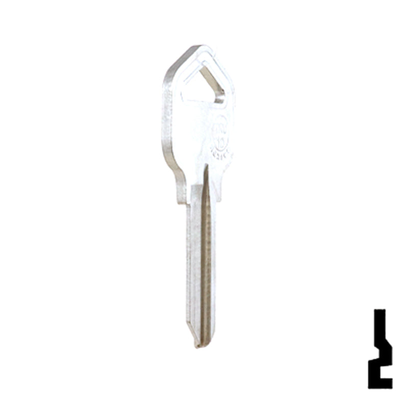 Uncut Key Blank | Truper | TRU-1D Equipment Key JMA USA