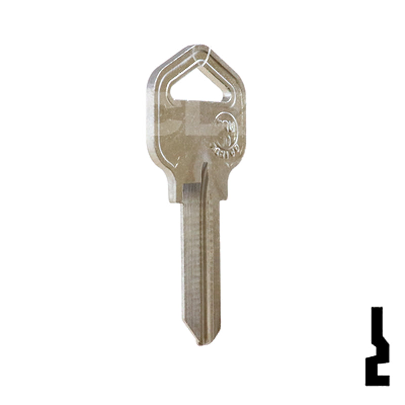 Uncut Key Blank | Truper | TRU-1D Equipment Key JMA USA