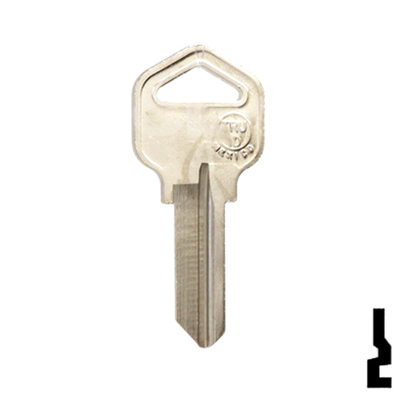 Uncut Key Blank | Truper | TRU-1D Equipment Key JMA USA