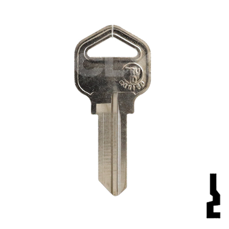 Uncut Key Blank | Truper | TRU-1D Equipment Key JMA USA