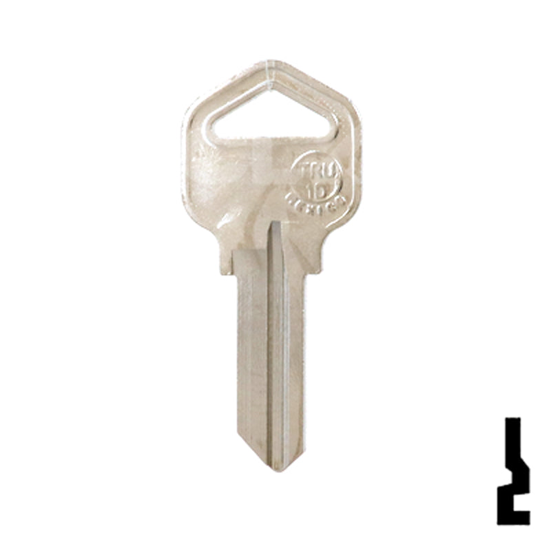 Uncut Key Blank | Truper | TRU-1D Equipment Key JMA USA