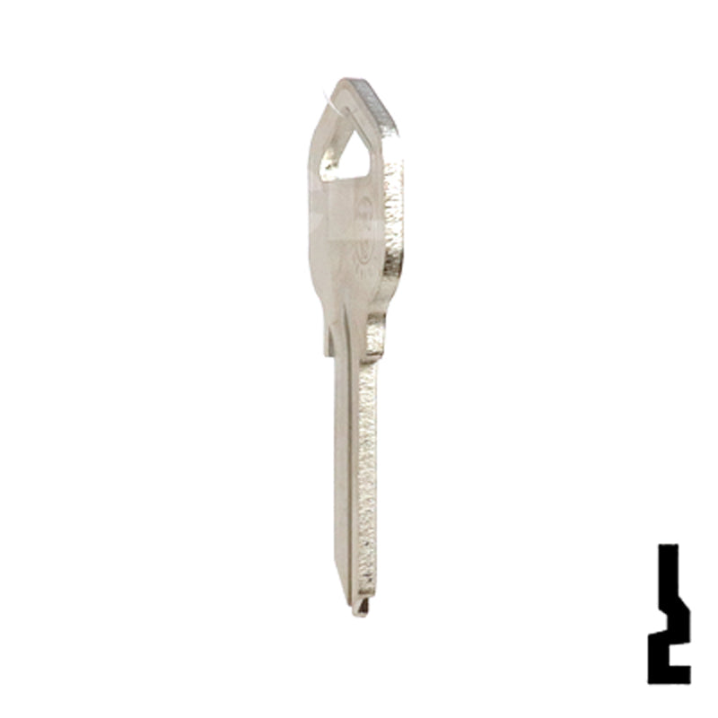 Uncut Key Blank | Truper | TRU-1D Equipment Key JMA USA