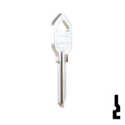 Uncut Key Blank | Truper | TRU-1D Equipment Key JMA USA