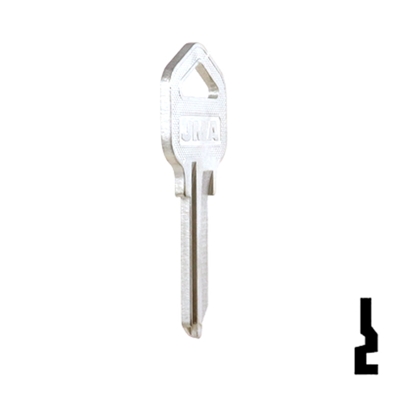 Uncut Key Blank | Truper | TRU-1D Equipment Key JMA USA