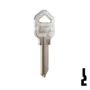 Uncut Key Blank | Truper | TRU-1D Equipment Key JMA USA