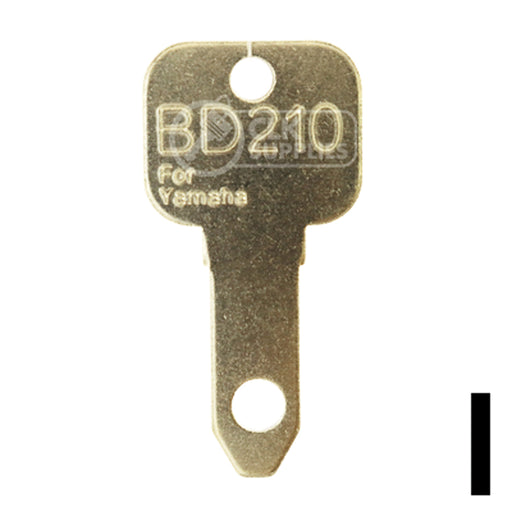 Uncut Key Blank | Yamaha | BD210 Equipment Key Framon Manufacturing Company, Inc