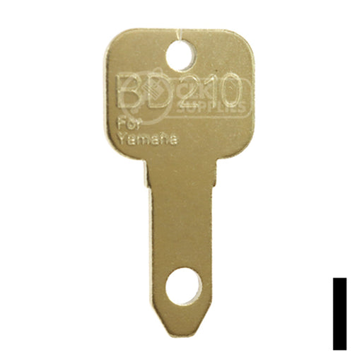 Uncut Key Blank | Yamaha | BD210 Equipment Key Framon Manufacturing Company, Inc