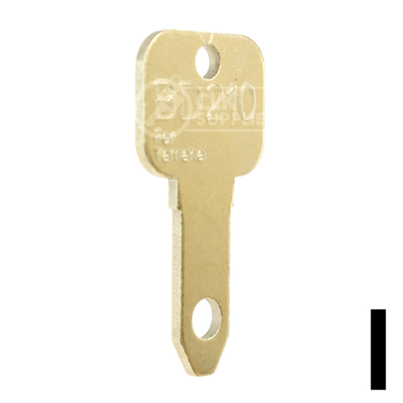 Uncut Key Blank | Yamaha | BD210 Equipment Key Framon Manufacturing Company, Inc
