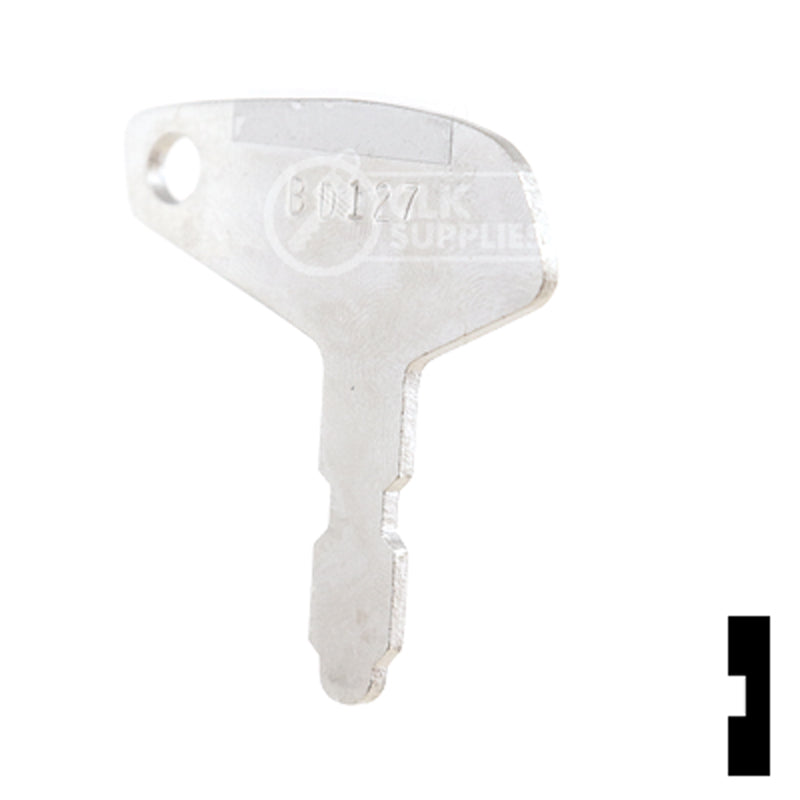 Uncut Key Blank | Yanmar | BD127 Equipment Key Framon Manufacturing Company, Inc