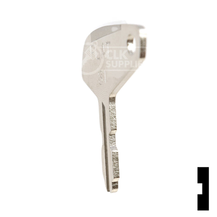 Uncut Key Blank | Yanmar | BD127 Equipment Key Framon Manufacturing Company, Inc