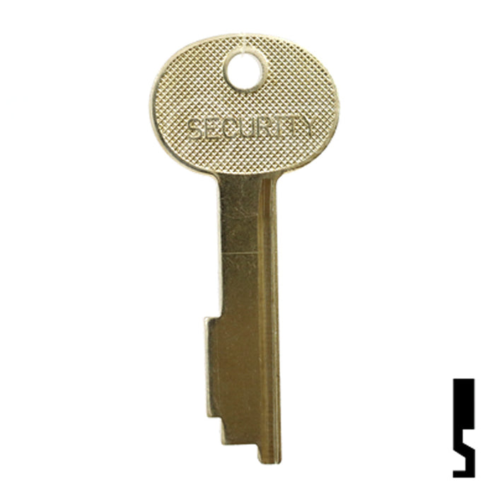 Uncut Security Key | Kumahira | BD37 Equipment Key Framon Manufacturing Company, Inc