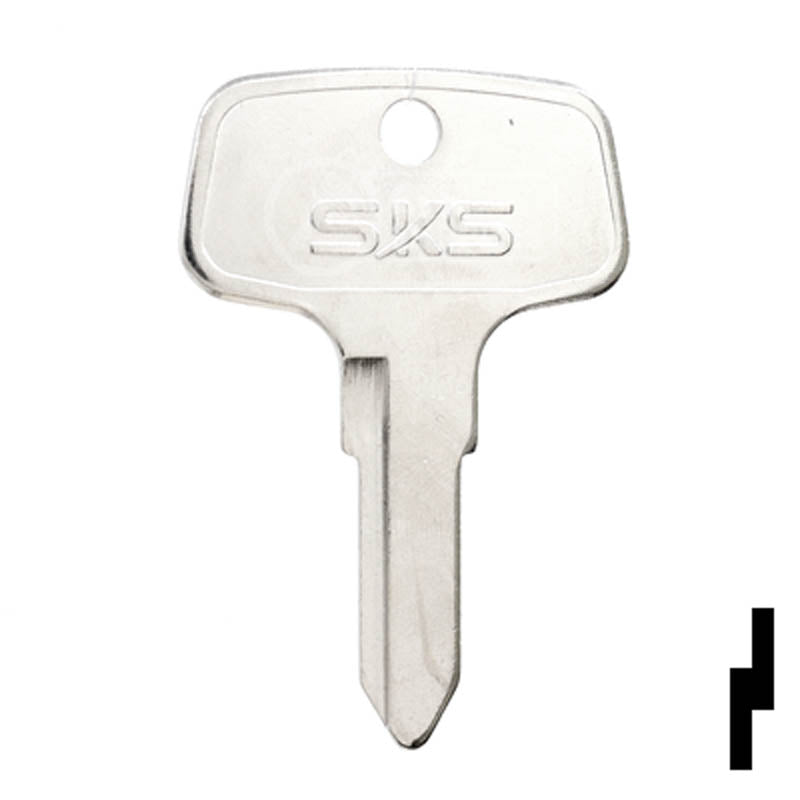 Uncut Tractor Key | Kubota | BD158 Equipment Key Framon