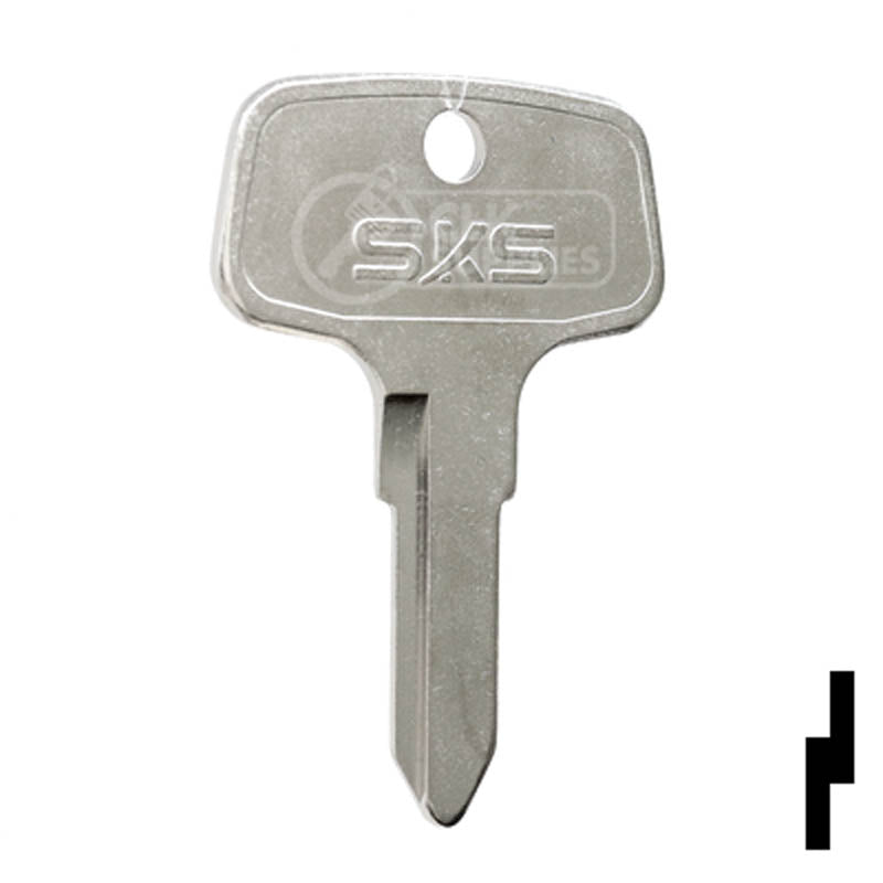 Uncut Tractor Key | Kubota | BD158 Equipment Key Framon