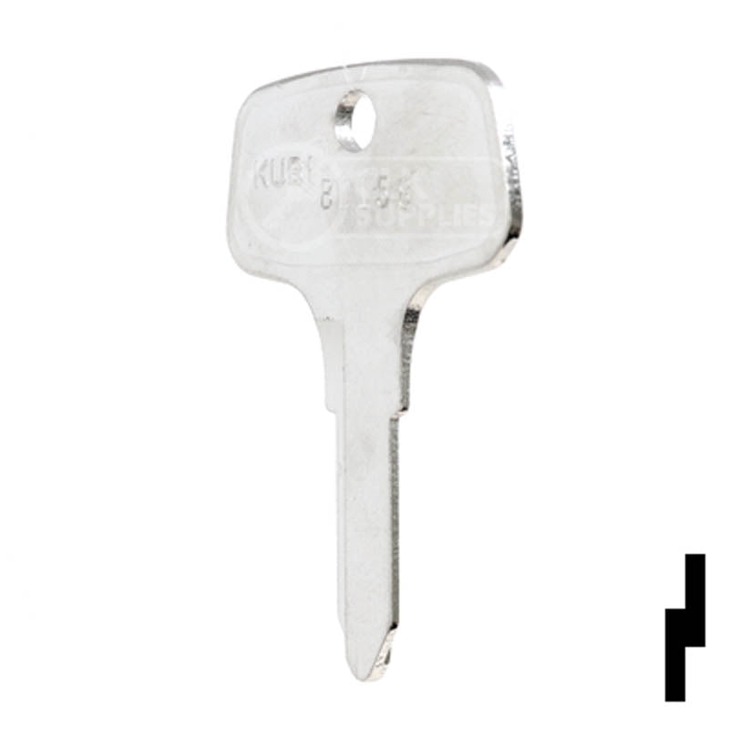 Uncut Tractor Key | Kubota | BD158 Equipment Key Framon